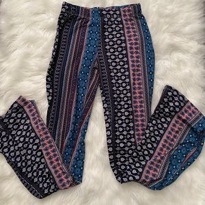 FN print flare pants